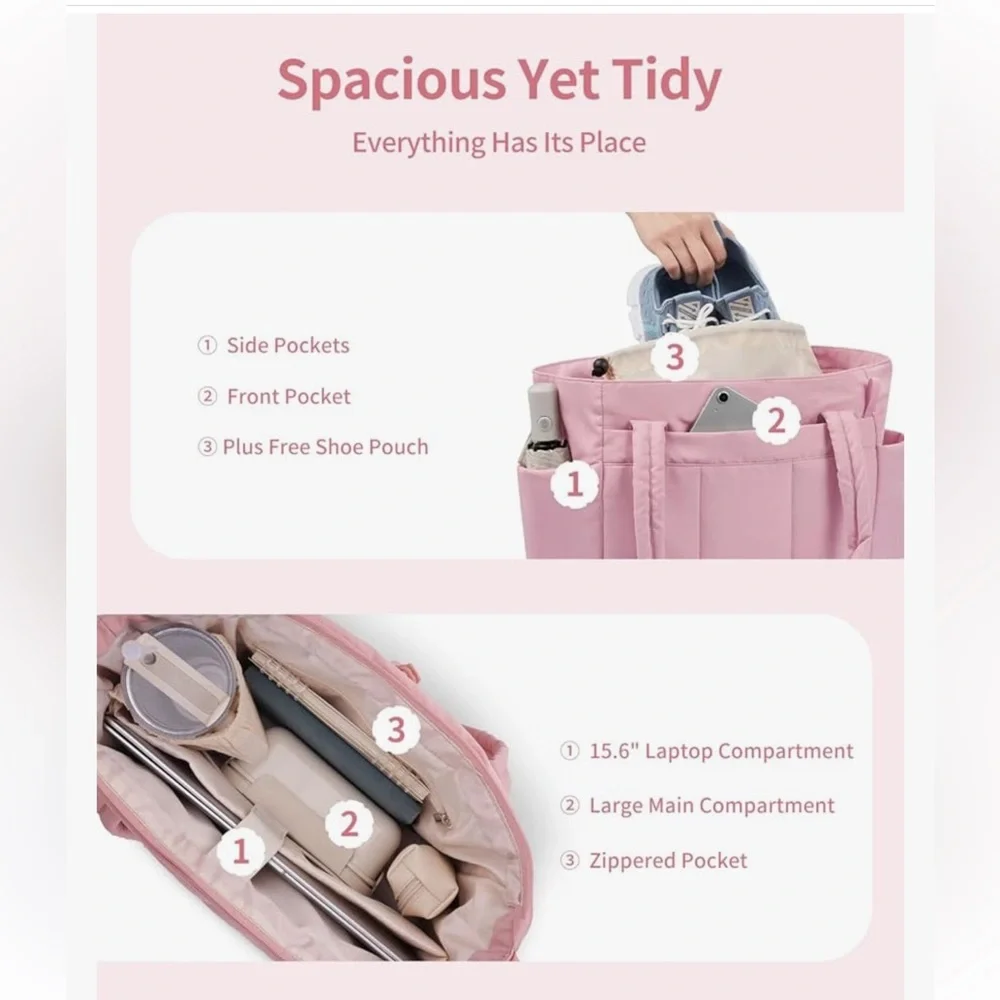 Wandering Nature Travel puffer soft computer Tote Bag - Picture 8 of 8